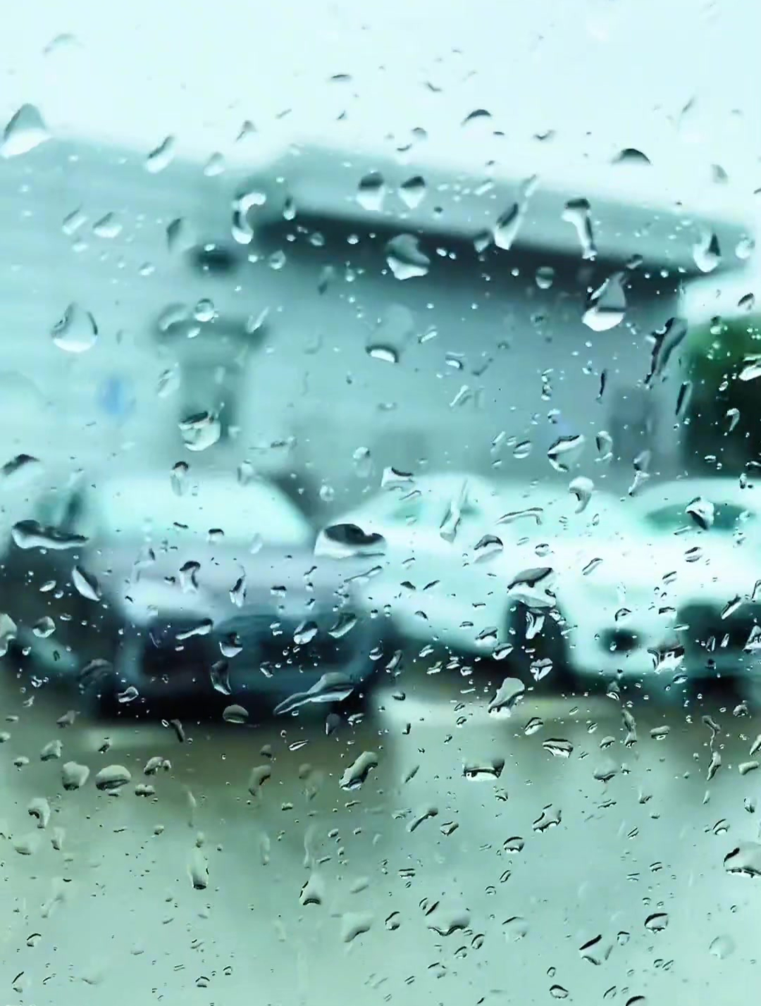 大雨滂沱的图片唯美图片