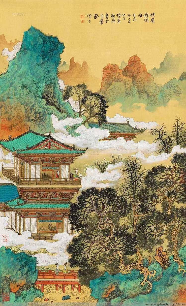 四,瓷上界画的画法与工具材料1)瓷上界画的画法与工具界画与其它类型