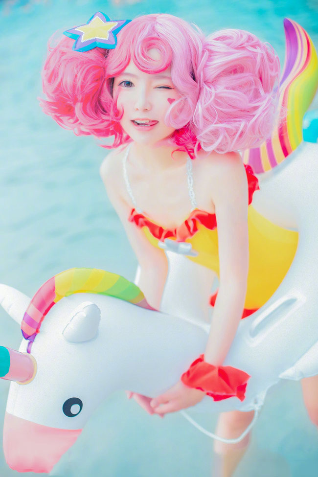 cos王者荣耀小乔夏日独角兽皮肤和背景故事