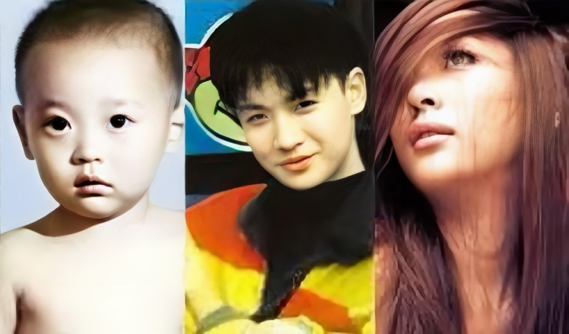 河莉秀原名并不是这个,她原名叫做李景叶,小时候的她不仅名字听起来很