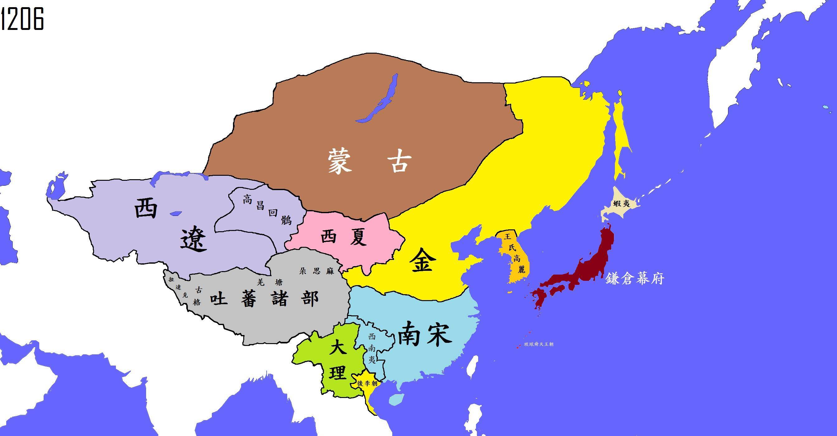 又击杀篡夺了西辽政权(都虎思斡儿朵,在今吹河畔)的乃蛮王子屈出律,拓