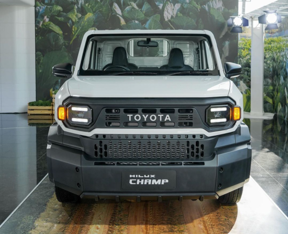 丰田全新hilux champ皮卡,造型复古,搭载2.4t柴油动力