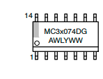 mc33074dr2g运算放大器芯片中文资料pdf数据手册产品参数引脚图