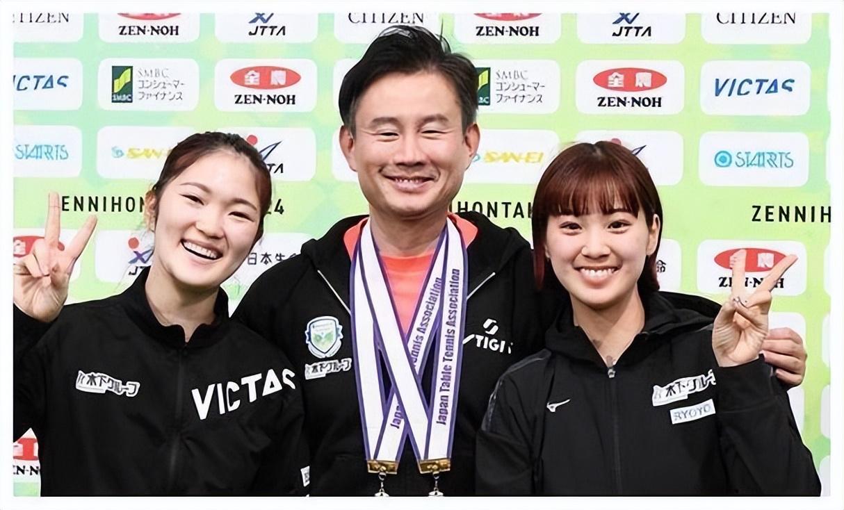 分别是松岛辉空的青少年组男单冠军,张本美和的青少年组女单冠军,篠塚