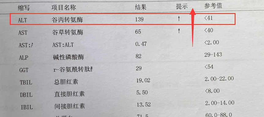 转氨酶高原因图片