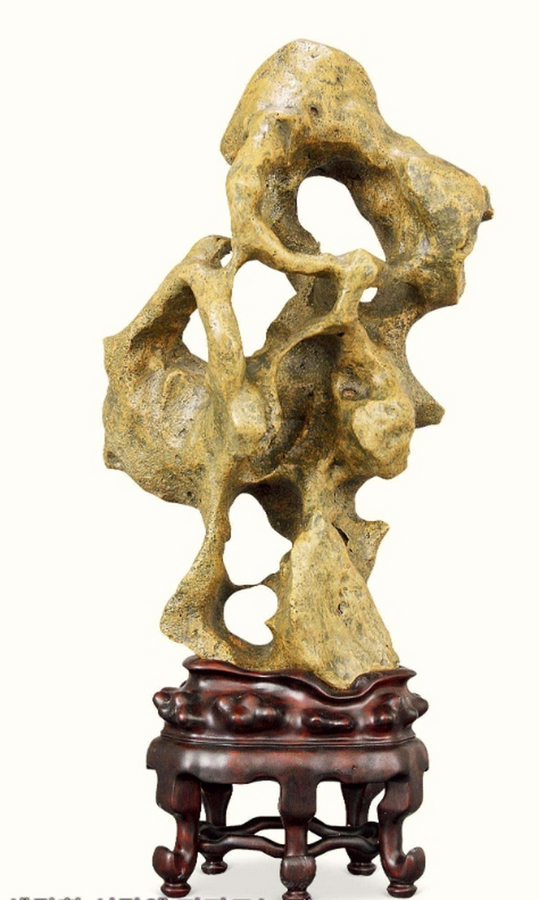 点击头像看直播# #奇石摆件#房山太湖石,也称北太湖石,产于北京市