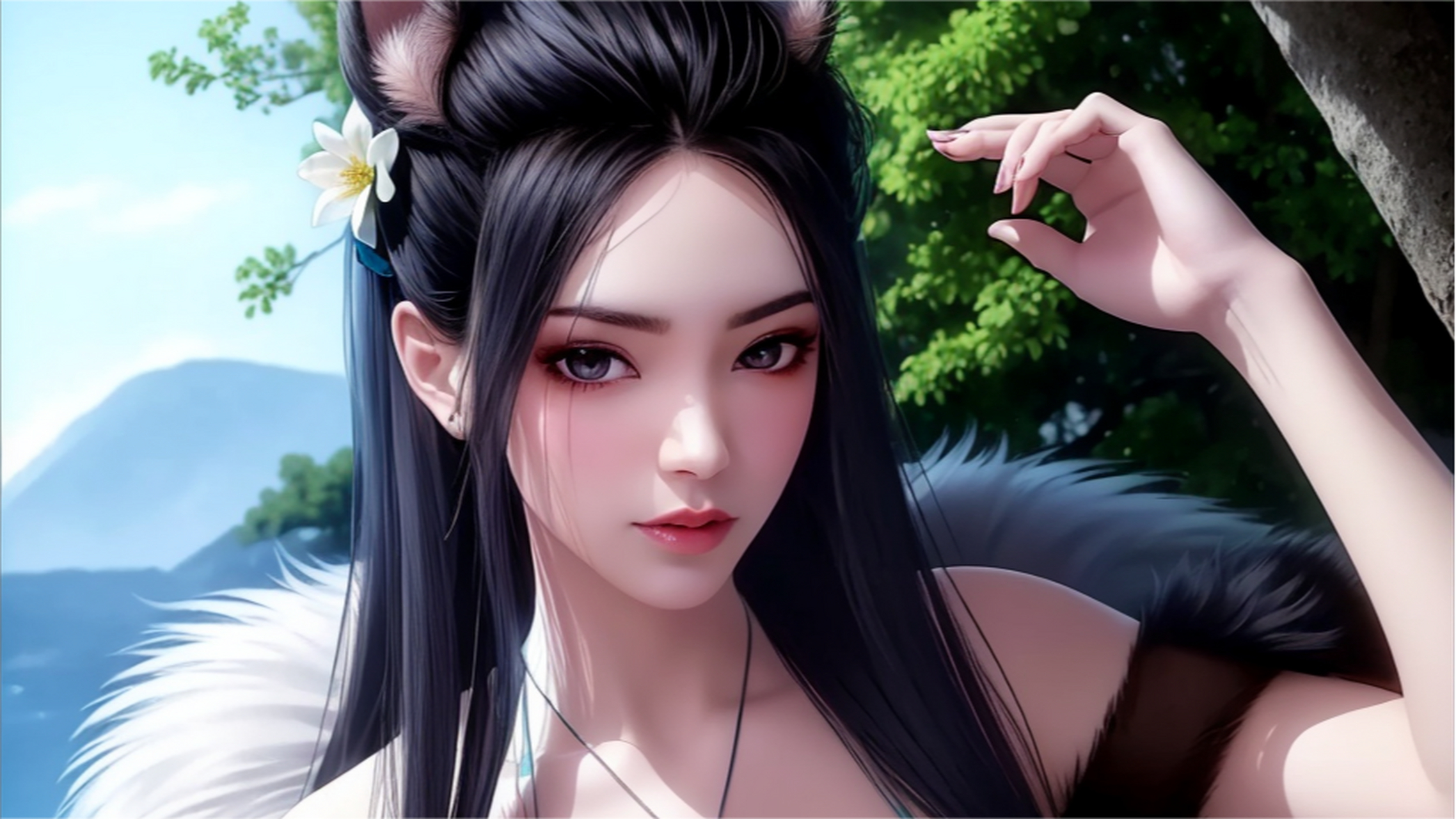 被封印的壁纸|《天行九歌》焰灵姬高清壁纸#国漫女神壁纸# #国漫最美