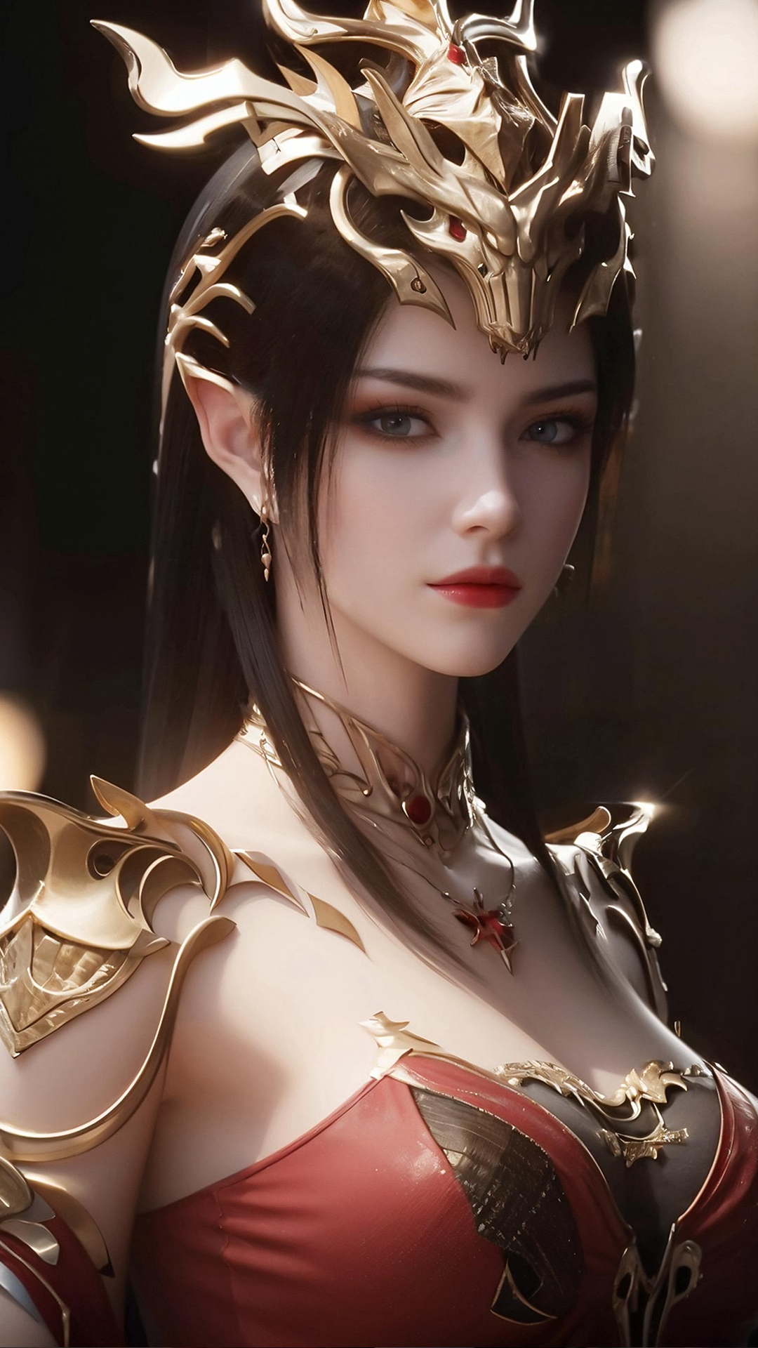 美杜莎手机壁纸:下次再见,是不是就要诞下萧萧了