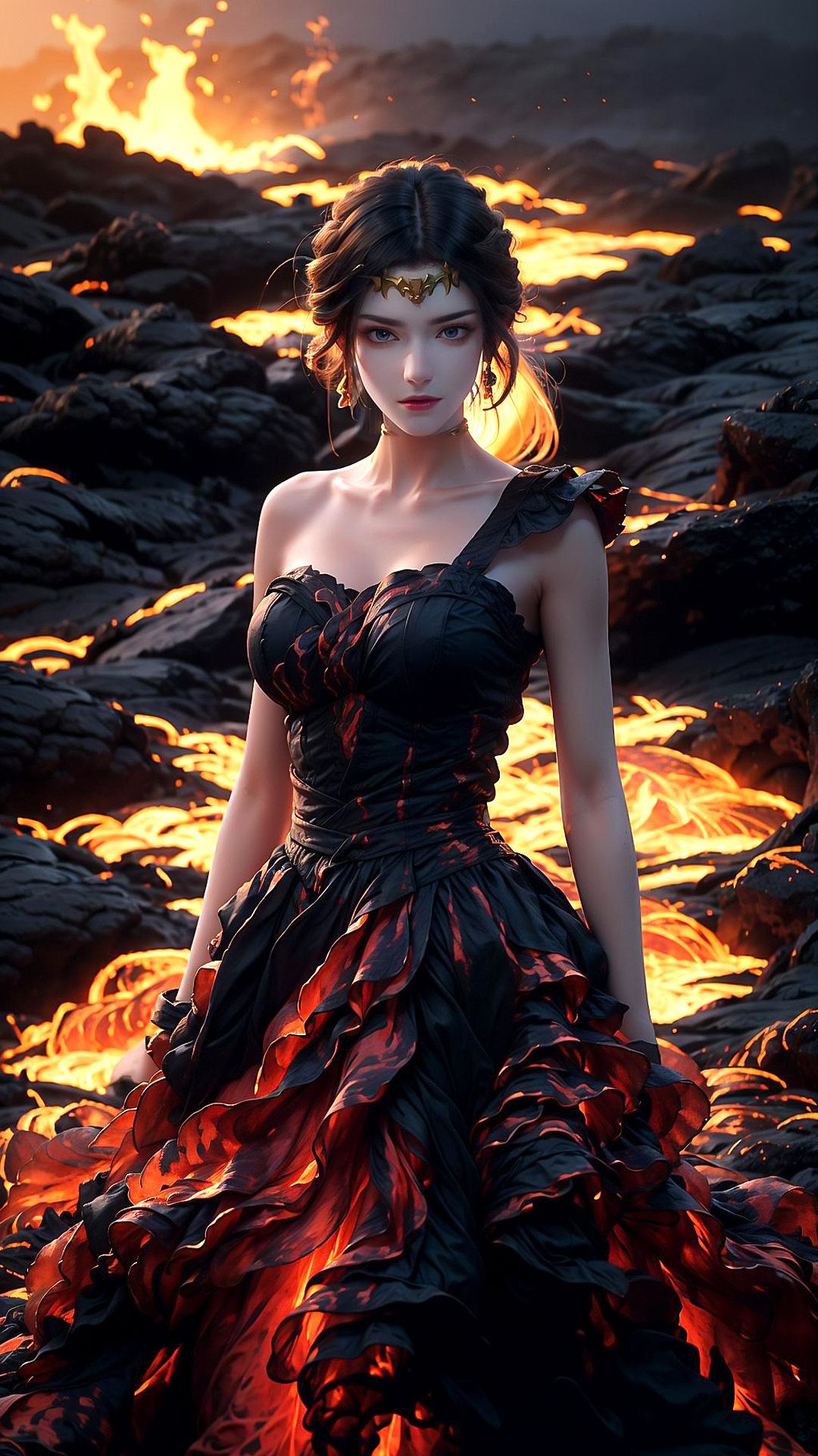 国漫女神|《斗破苍穹》美杜莎女王ai高清手机壁纸