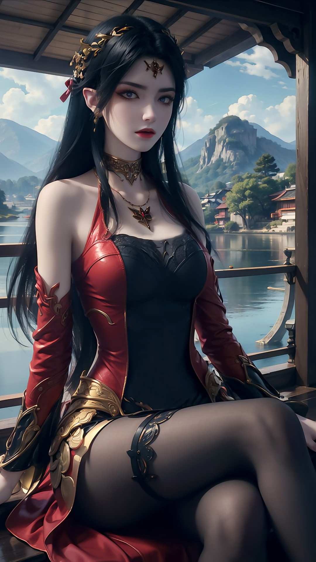 《斗破苍穹》美杜莎女王ai壁纸:霸气女王秒变温柔小女人!