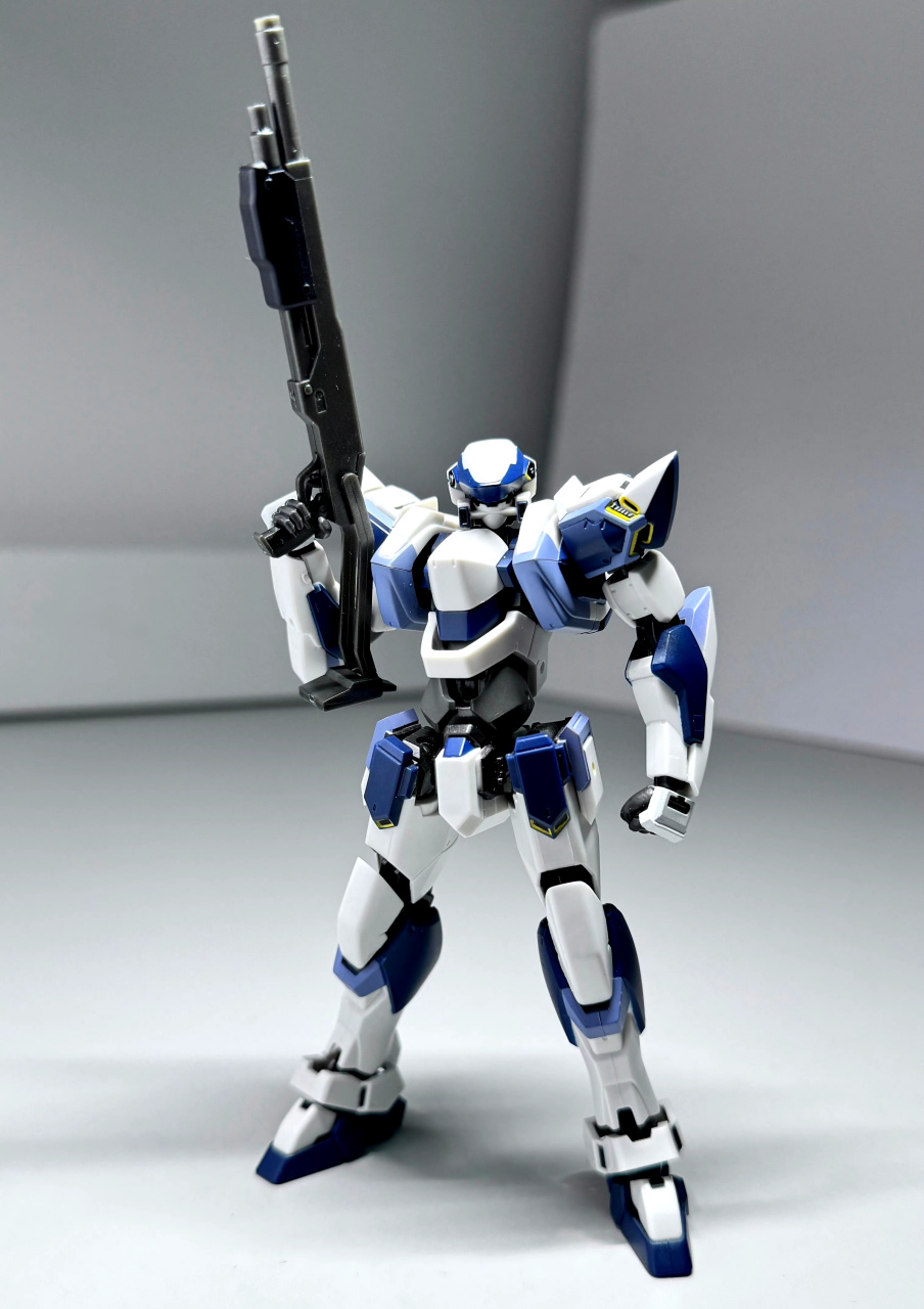 模型欣赏:全金属狂潮 arx-7强弩,该机是秘银首架拥有搭载λ-driver并