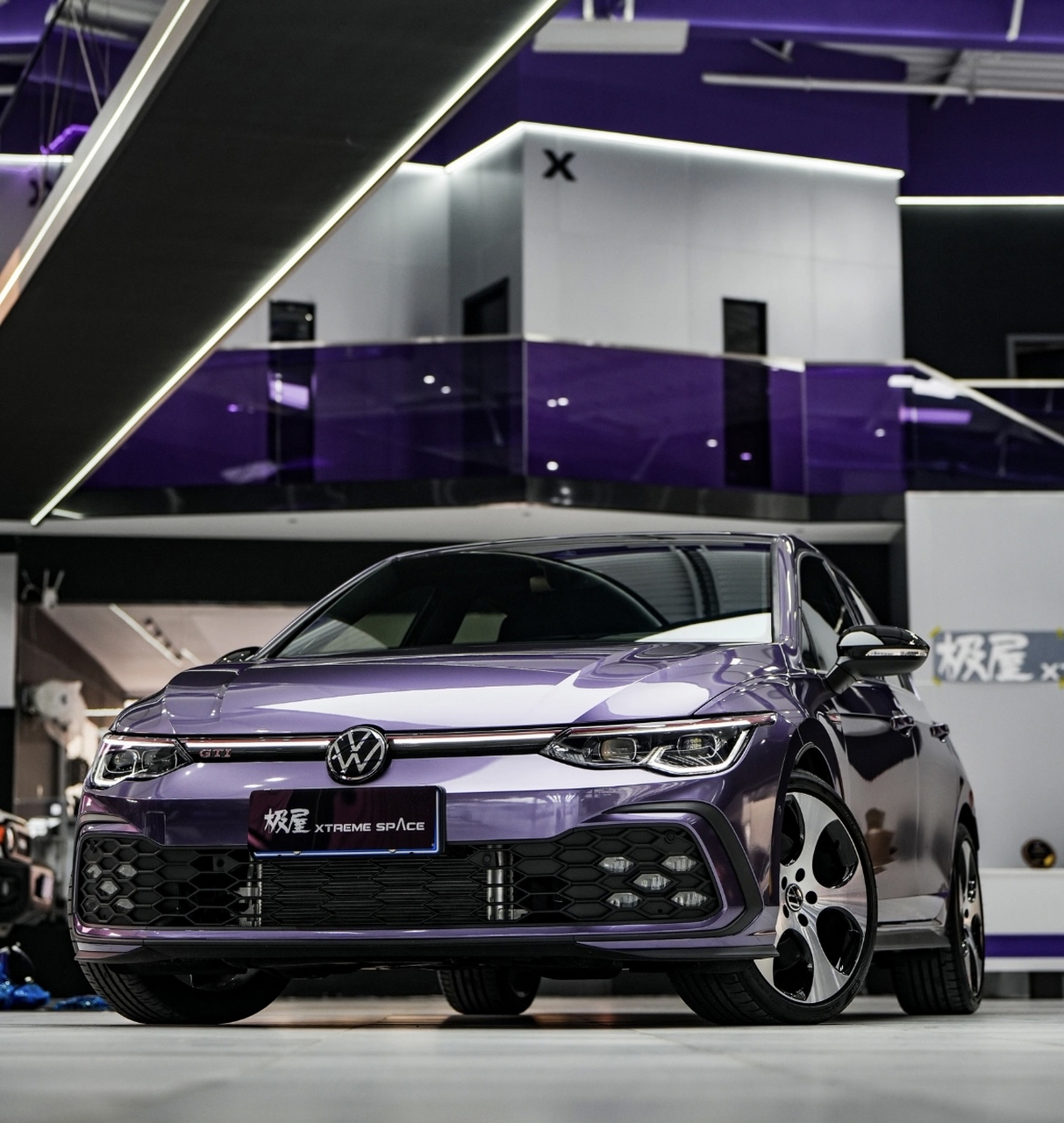 第八代高尔夫gti,颜值不错