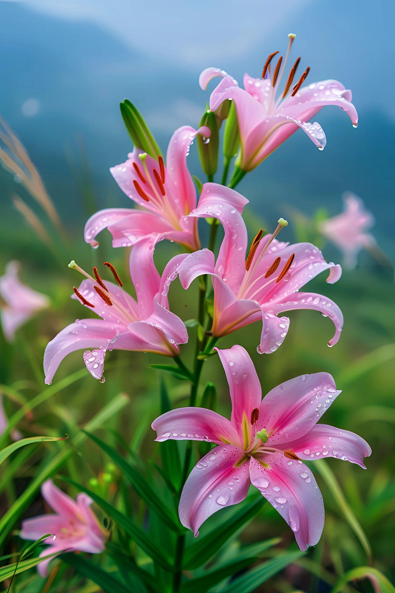 百年好合的使者:百合花的圣洁与美好