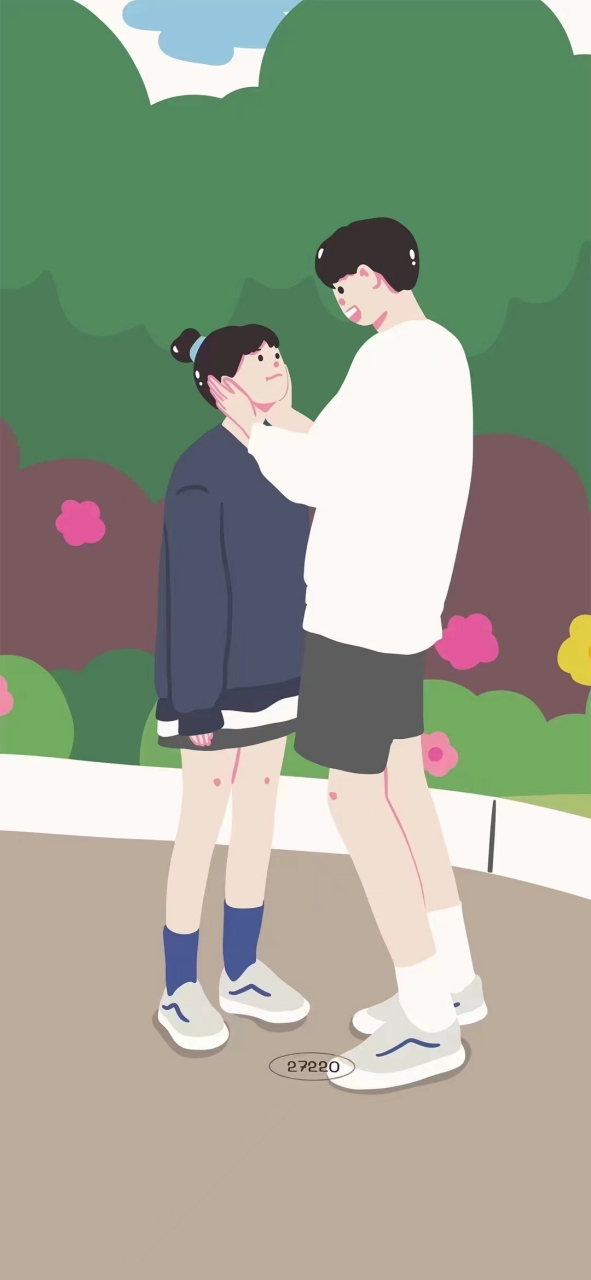 98 情侣插画壁纸