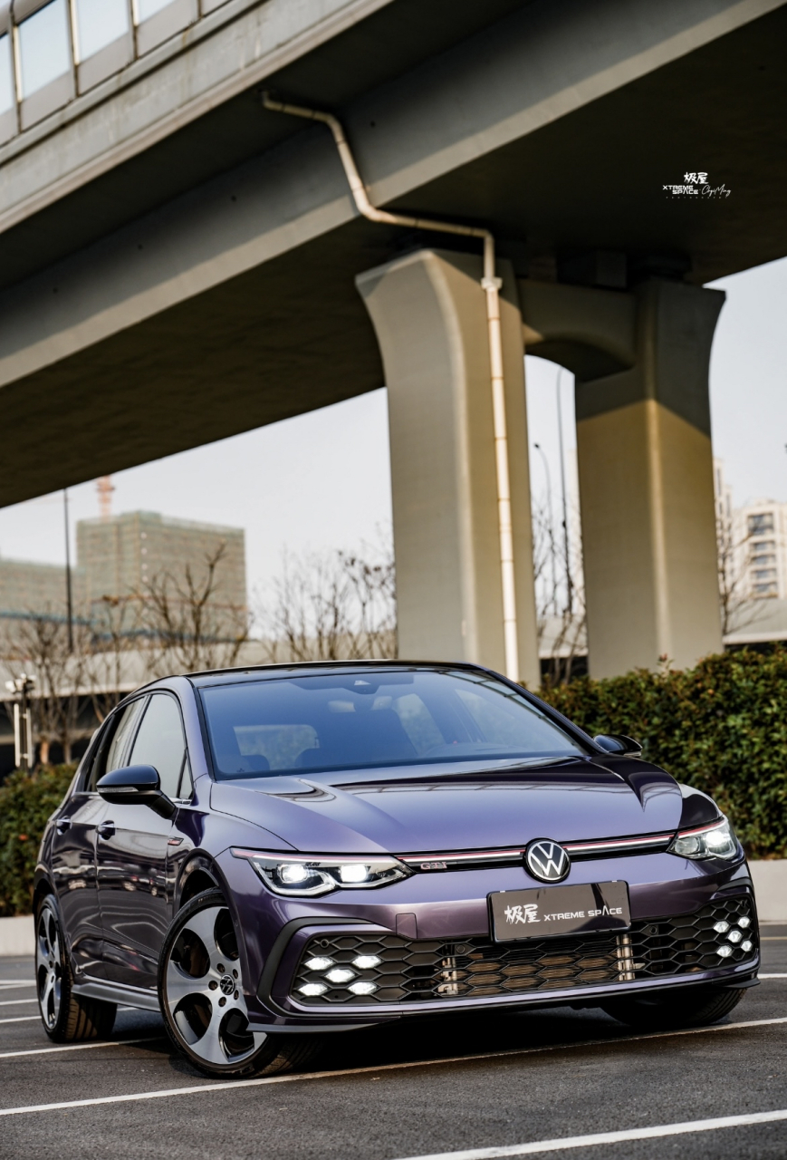 第八代高尔夫gti,颜值不错