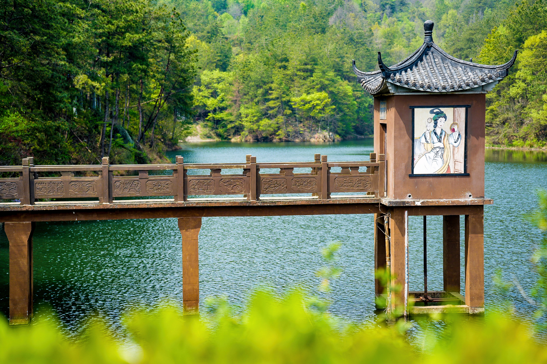 黄陂石门山图片