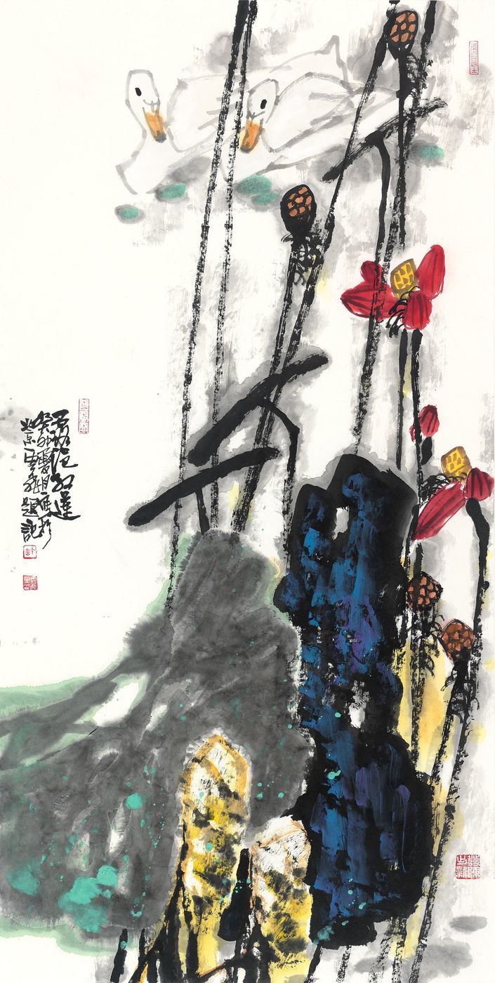 自幼酷爱书画,84年有幸拜湖北著名书法家,书法理论家刘继昌先生为师