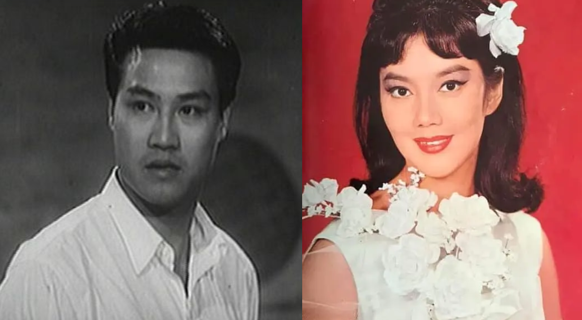 第一任老公是五六十年代成名的香港演员江一帆,俩人拍戏相识很快步入