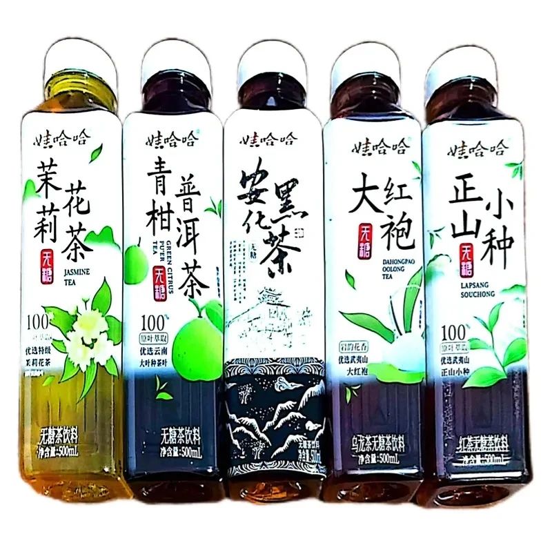 娃哈哈无糖茶饮系列,品味自然,享受无糖健康