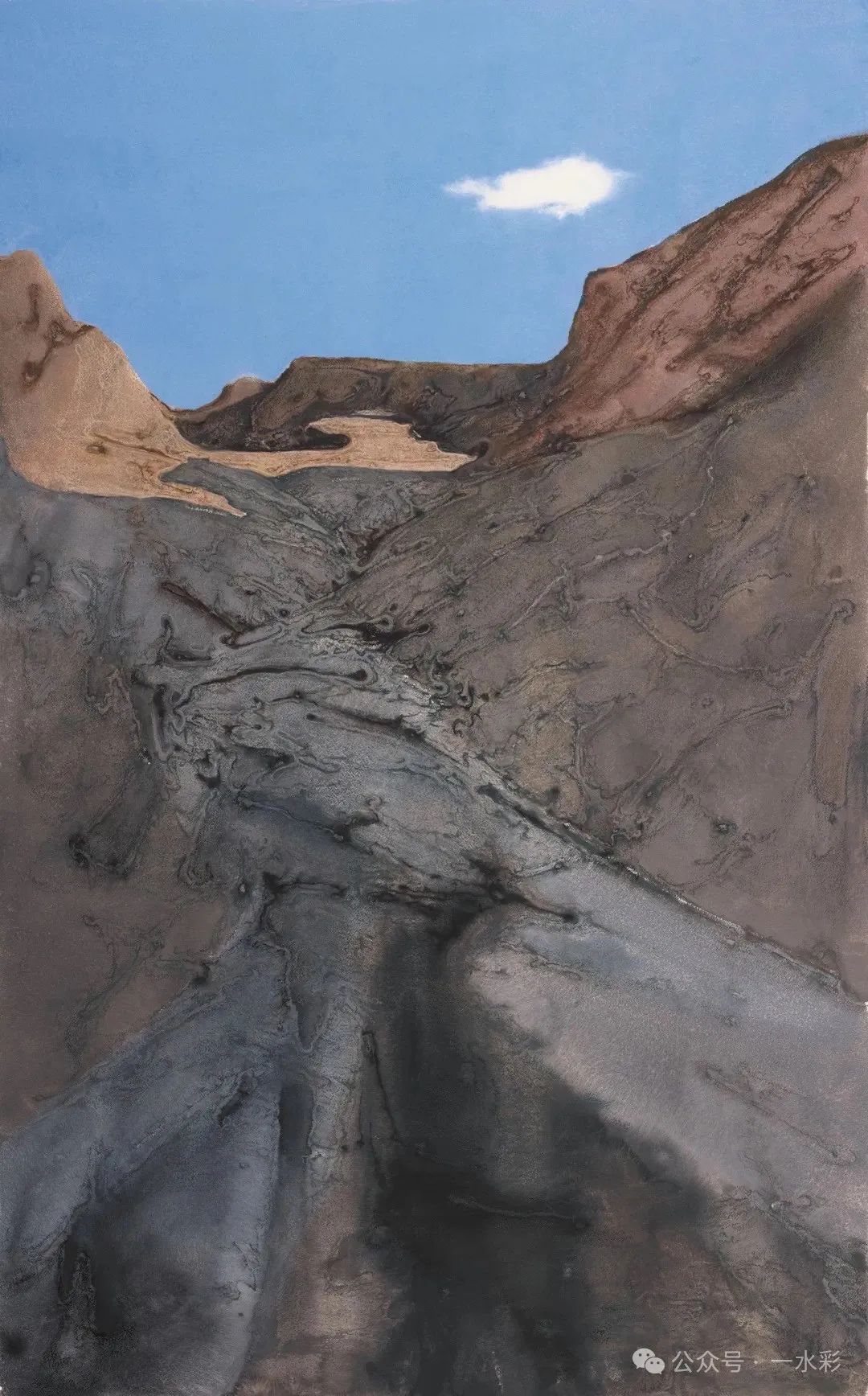 乡村,黄土,雪山……走进陆庆龙的水粉世界