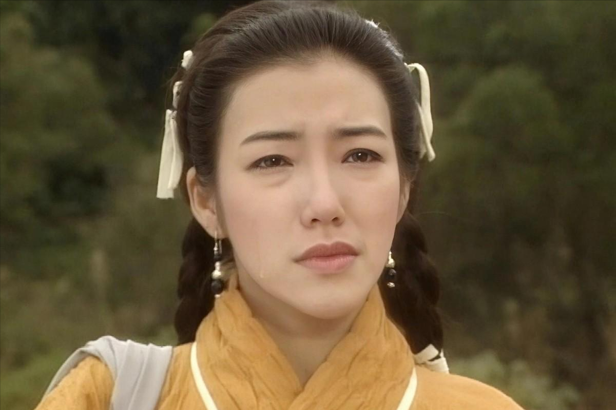 关宝慧的脸型太长,当然也不是没有脸长的美女演员,但她的下颚很尖,加