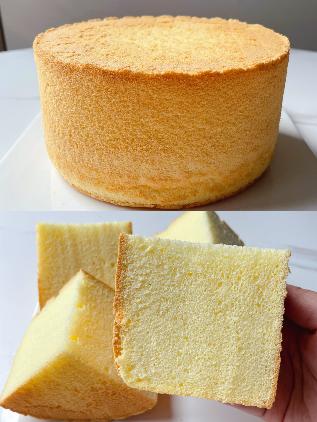 自用7年的配方 今天给大家分享一个我自己用了很多年的戚风蛋糕配方.