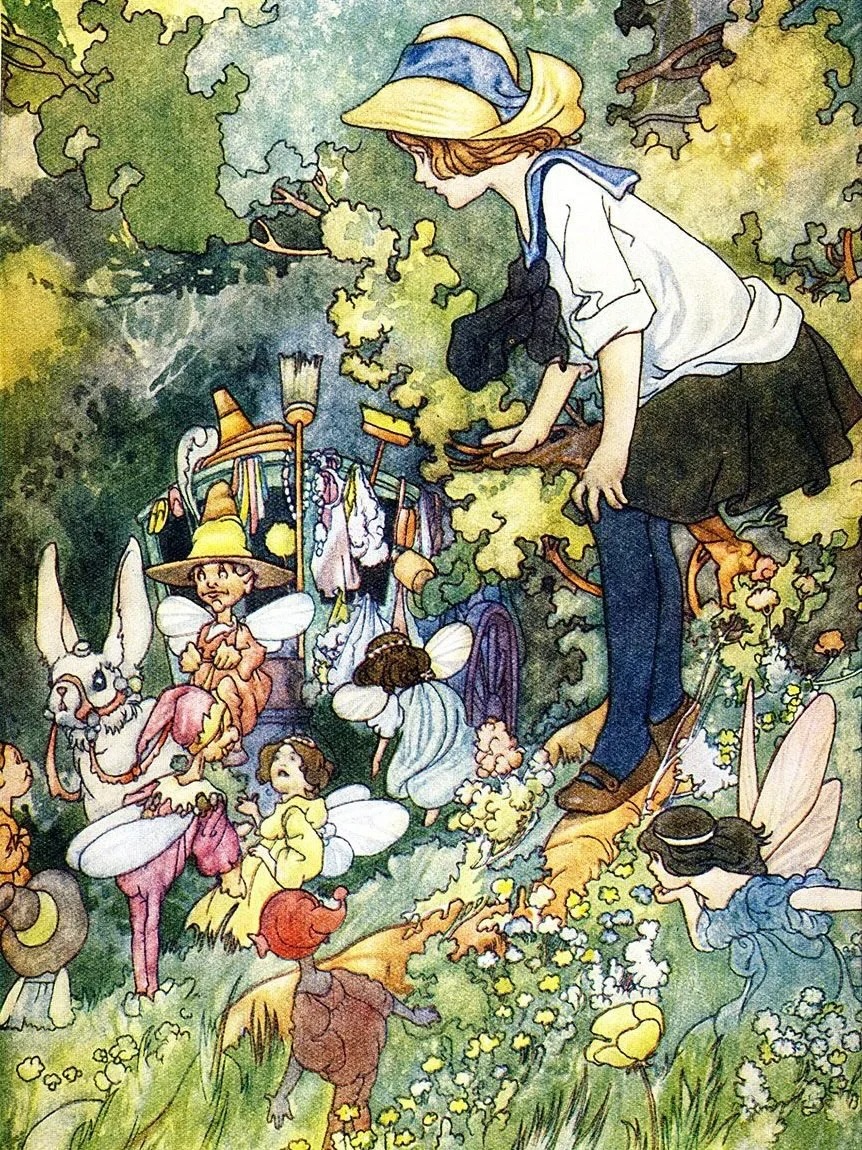 童话故事插画能有多精美