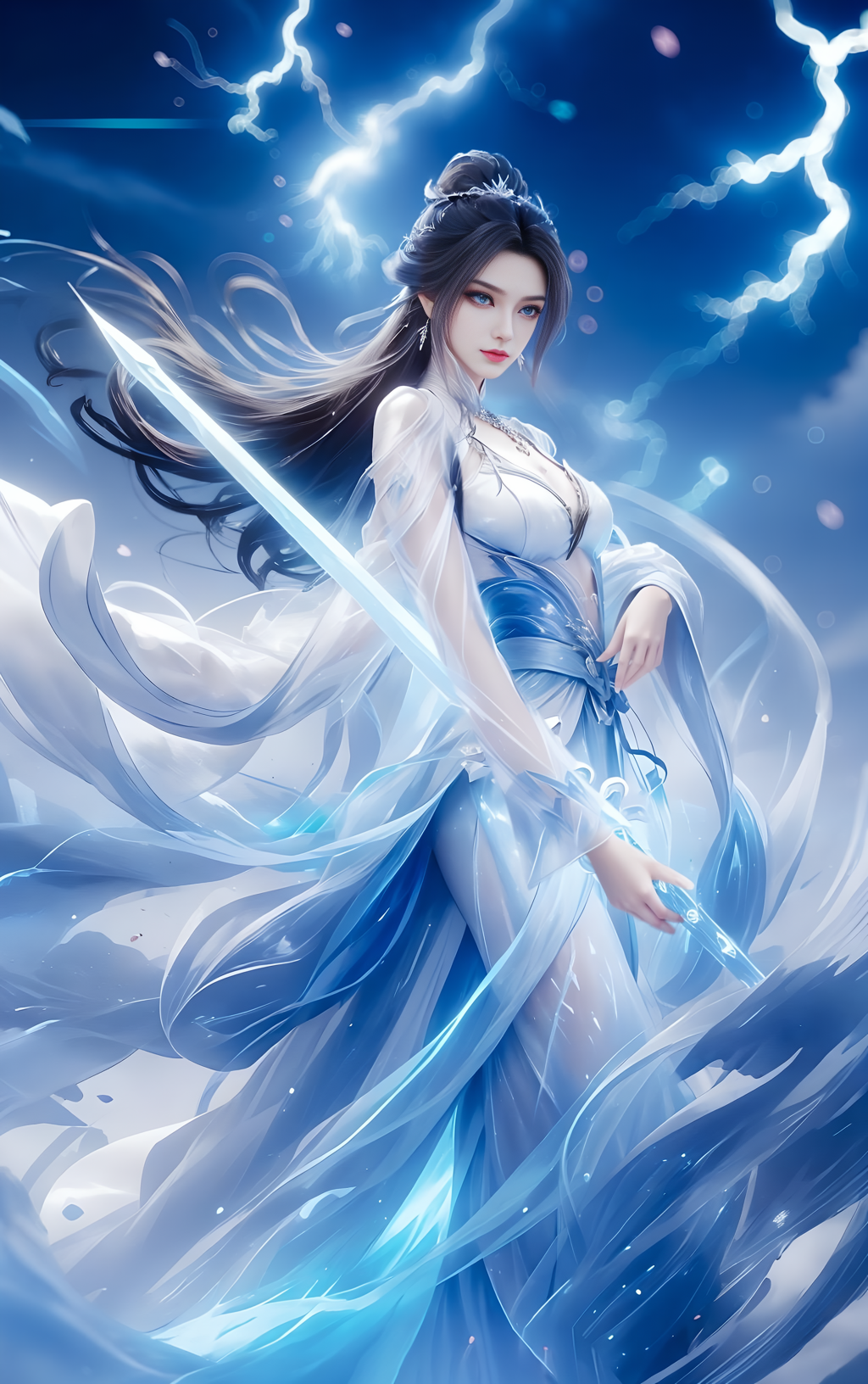 诛仙陆雪琪ai手机壁纸分享:相隔十年,与鬼厉再次相见