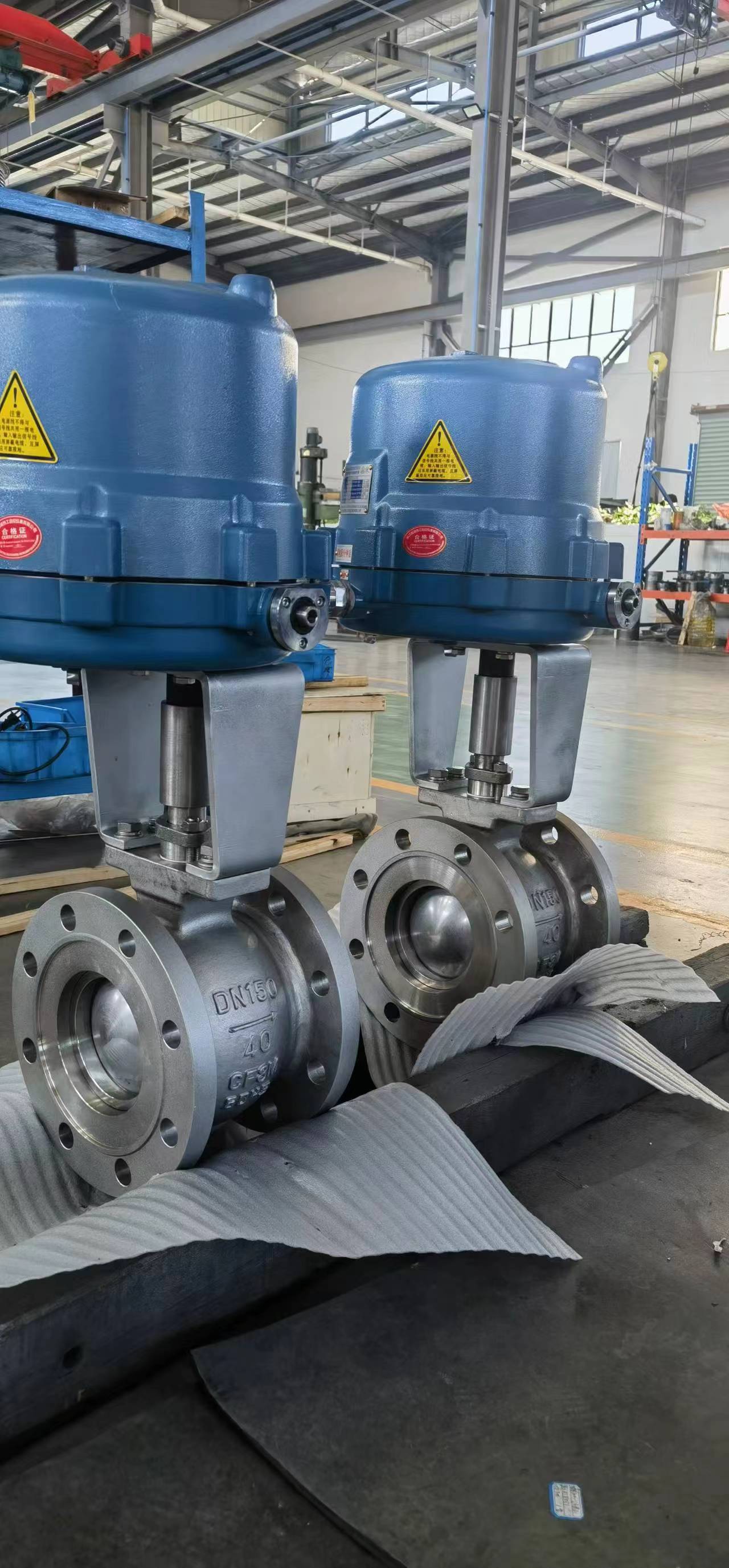 防爆电动v型球阀具备自清洁功能及优异的阀门密封性