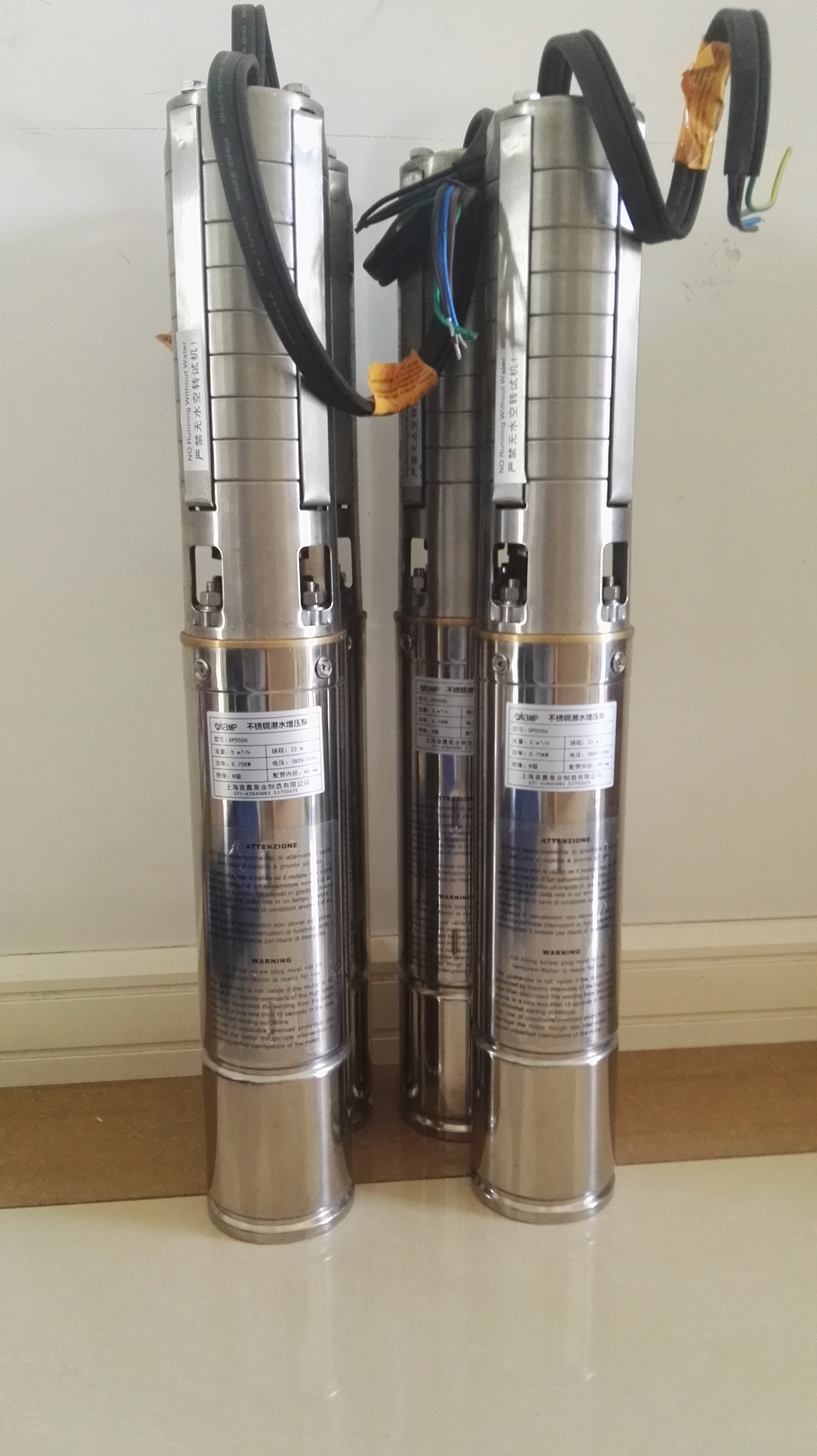 sp型不锈钢潜水泵(深井泵)