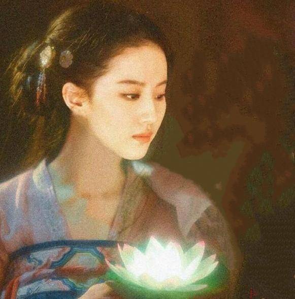 她美如天仙一一刘亦菲艺术油画写真作品欣赏