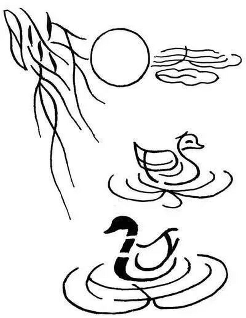 看图猜古诗,七个字,  据说能看出来的人不超过10%,  谁能看出来