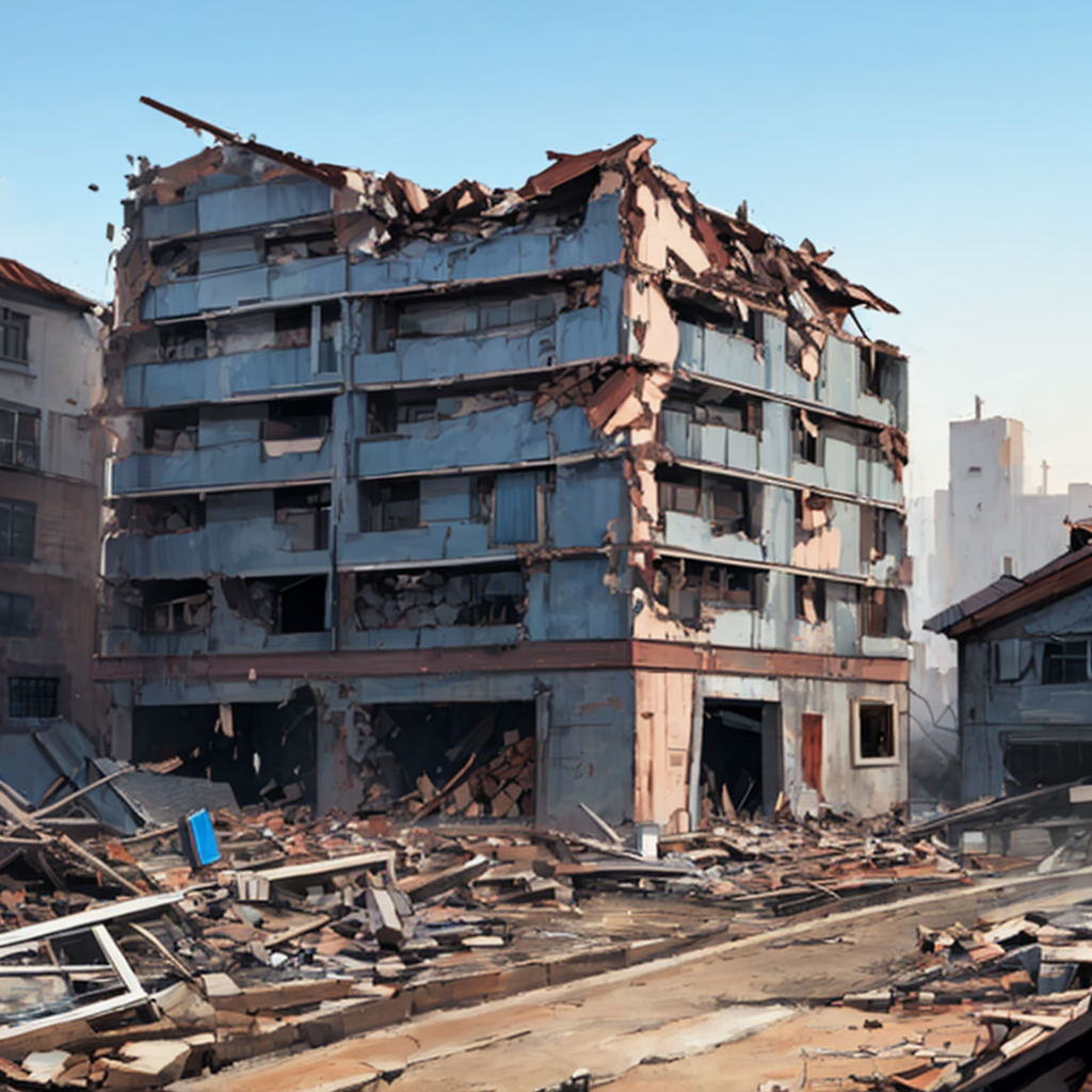 地震之后  在那个阳光明媚的午后