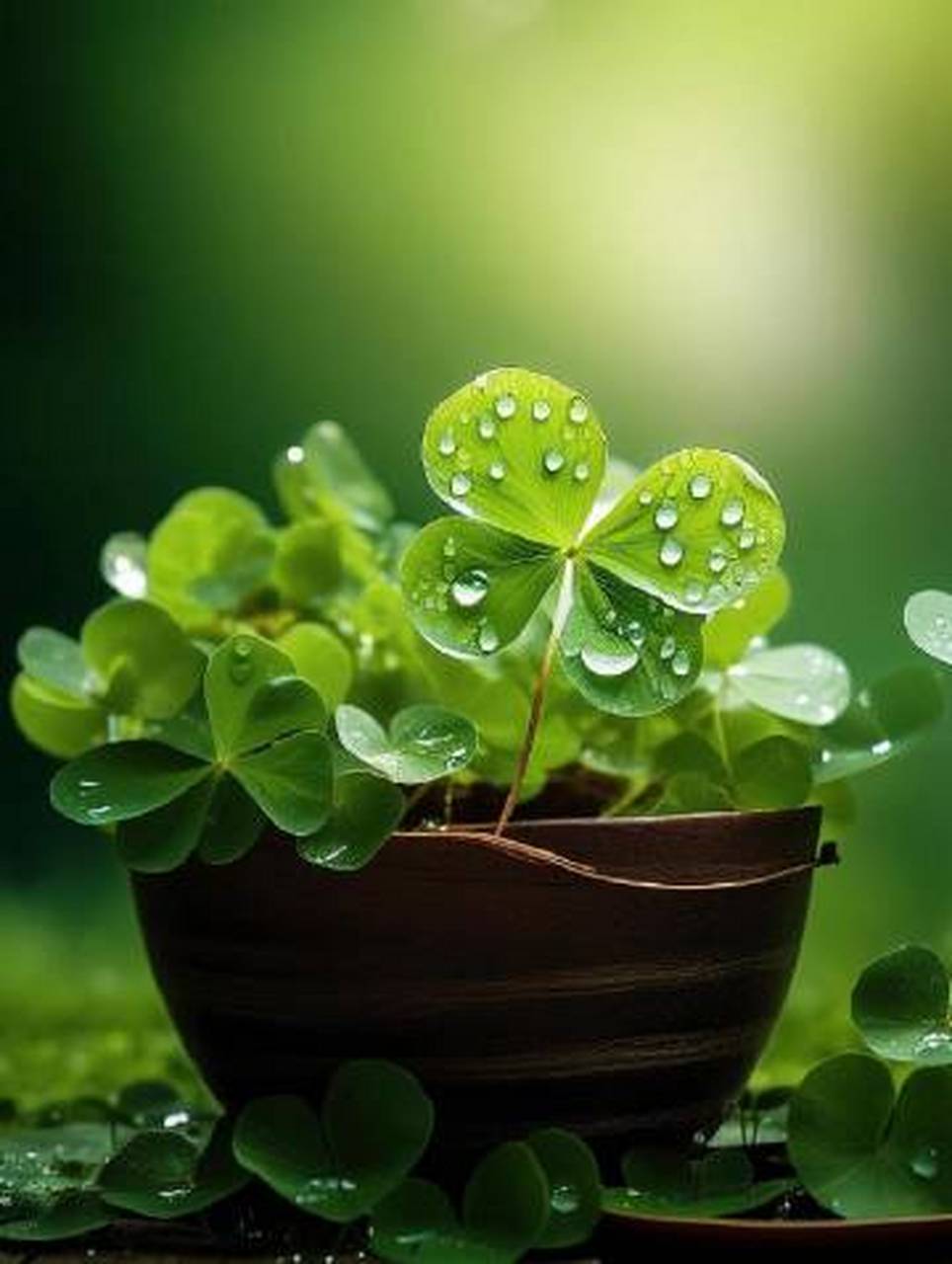 四叶草即幸运草,刷到好运连连. 676767