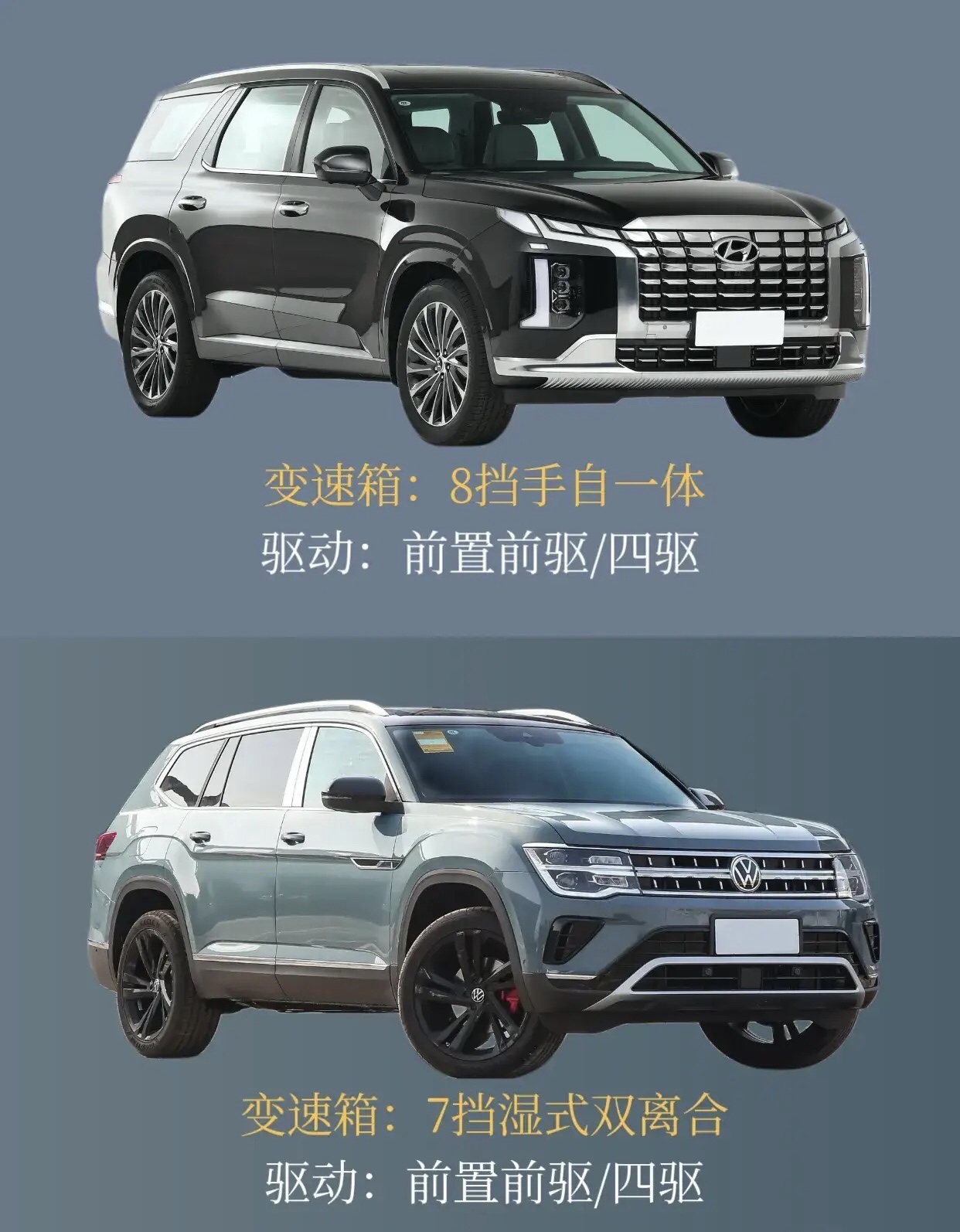 高手对决进口的帕里斯帝遇上硬朗的途昂 帕里斯蒂作为进口车型其