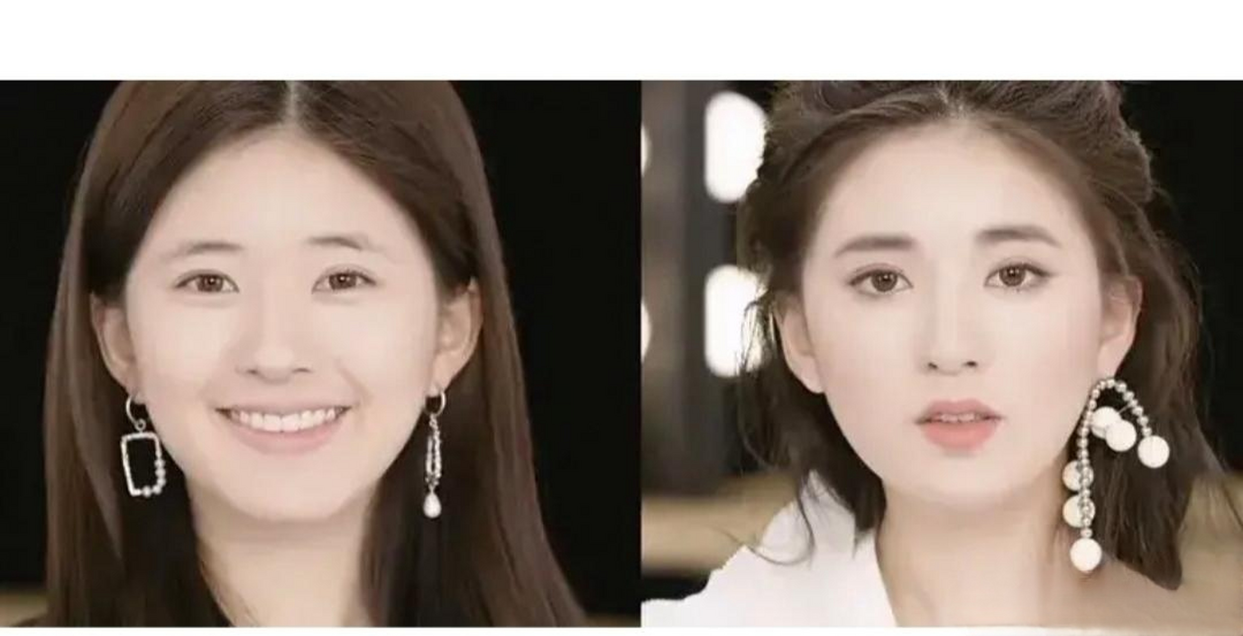 毛戈平给赵露思改妆,单看某个部位还好,一旦合起来就有点怪怪的[尬笑]