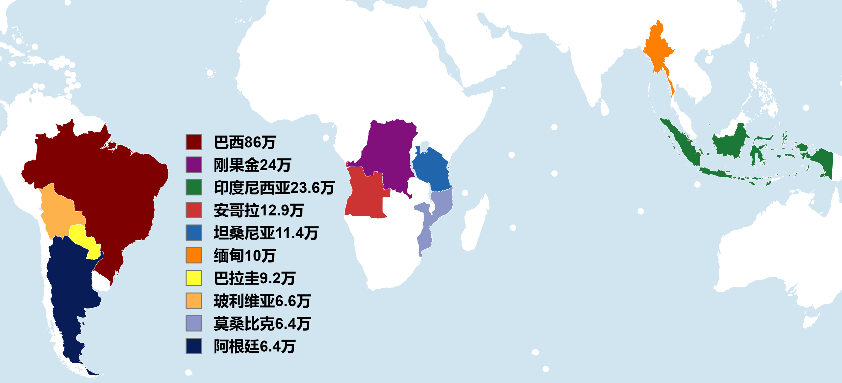 巴西森林面积图片