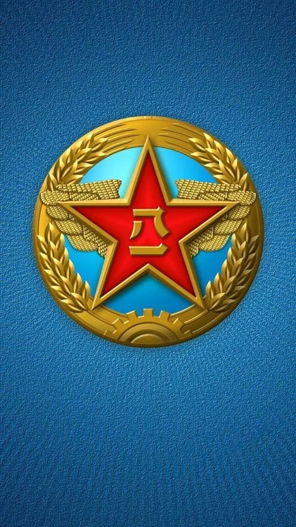 八一军徽手机壁纸,生在国旗下,长在春风里