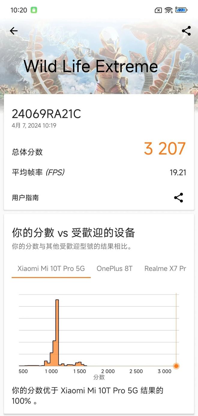 出了170万的安兔兔v10成绩,而搭载第二代骁龙8的redmi k70跑分为171万