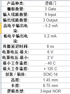 74hc27引脚图图片