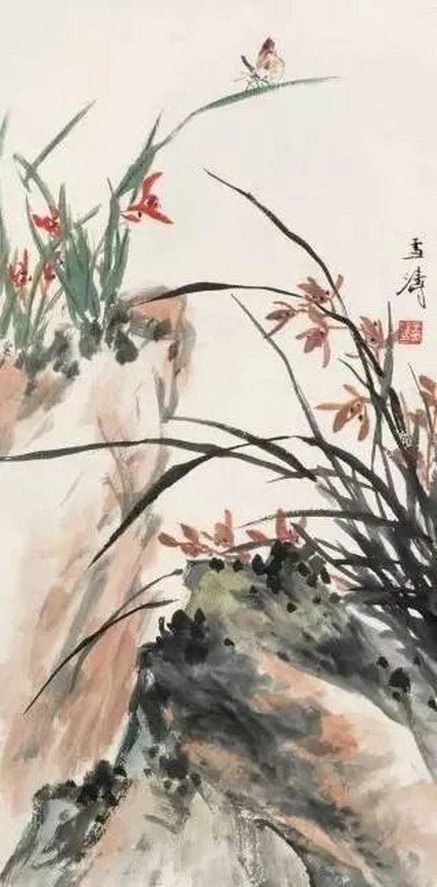 王雪涛兰花国画精品图片