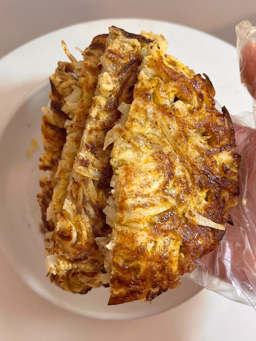 萝卜丝鸡蛋饼不到100大卡减脂期必备 这个萝卜丝鸡蛋饼外焦里嫩