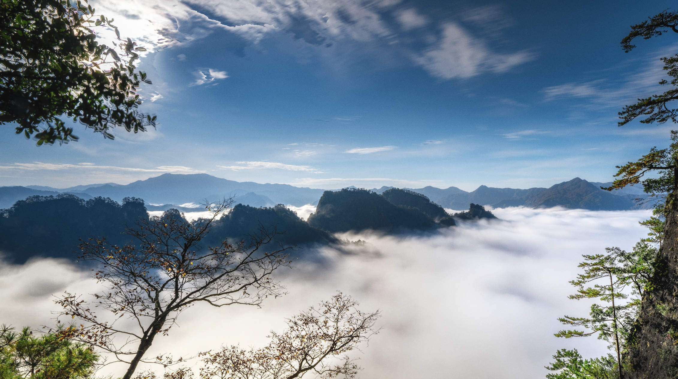 光雾山风景区的春天图片