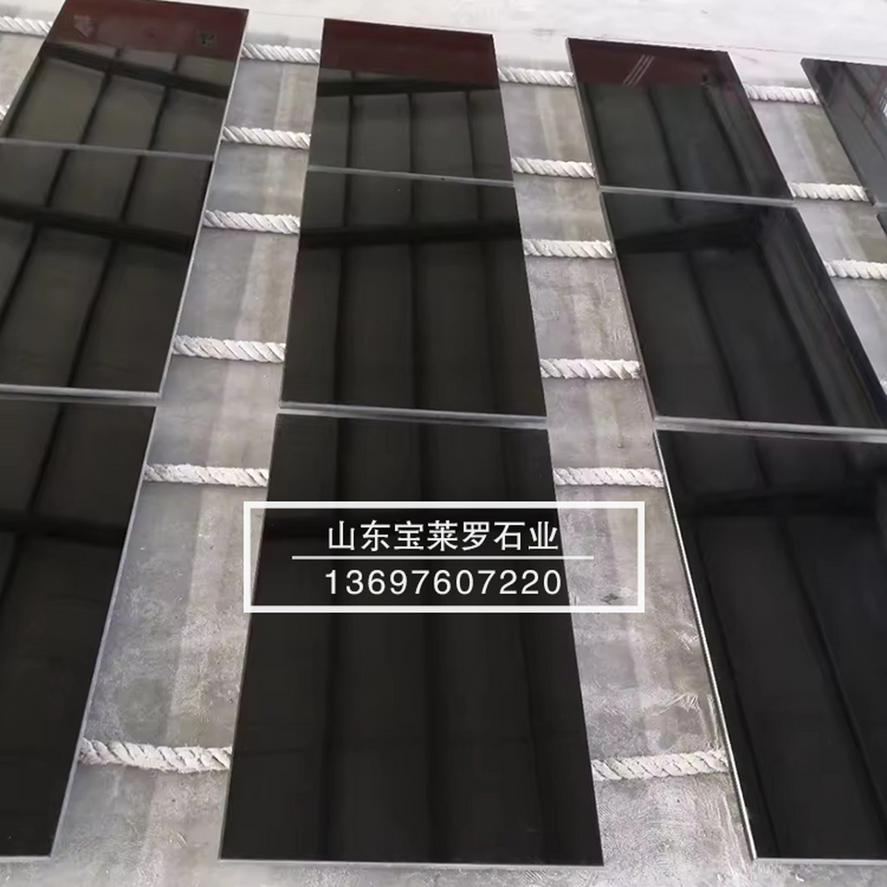 山西黑光面  正宗优级山西黑  墓碑料级荒料加工