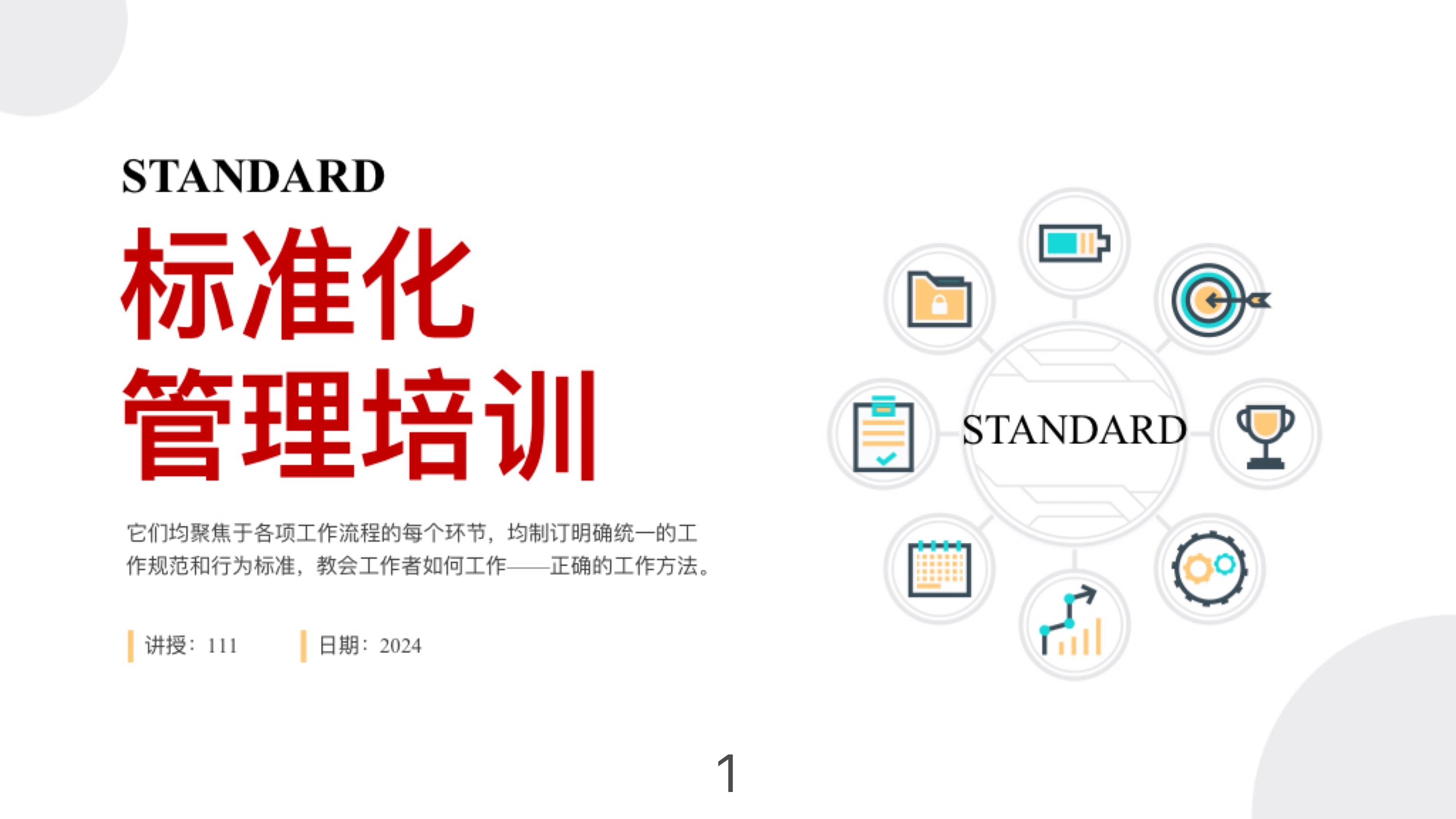 企业标准化管理ppt