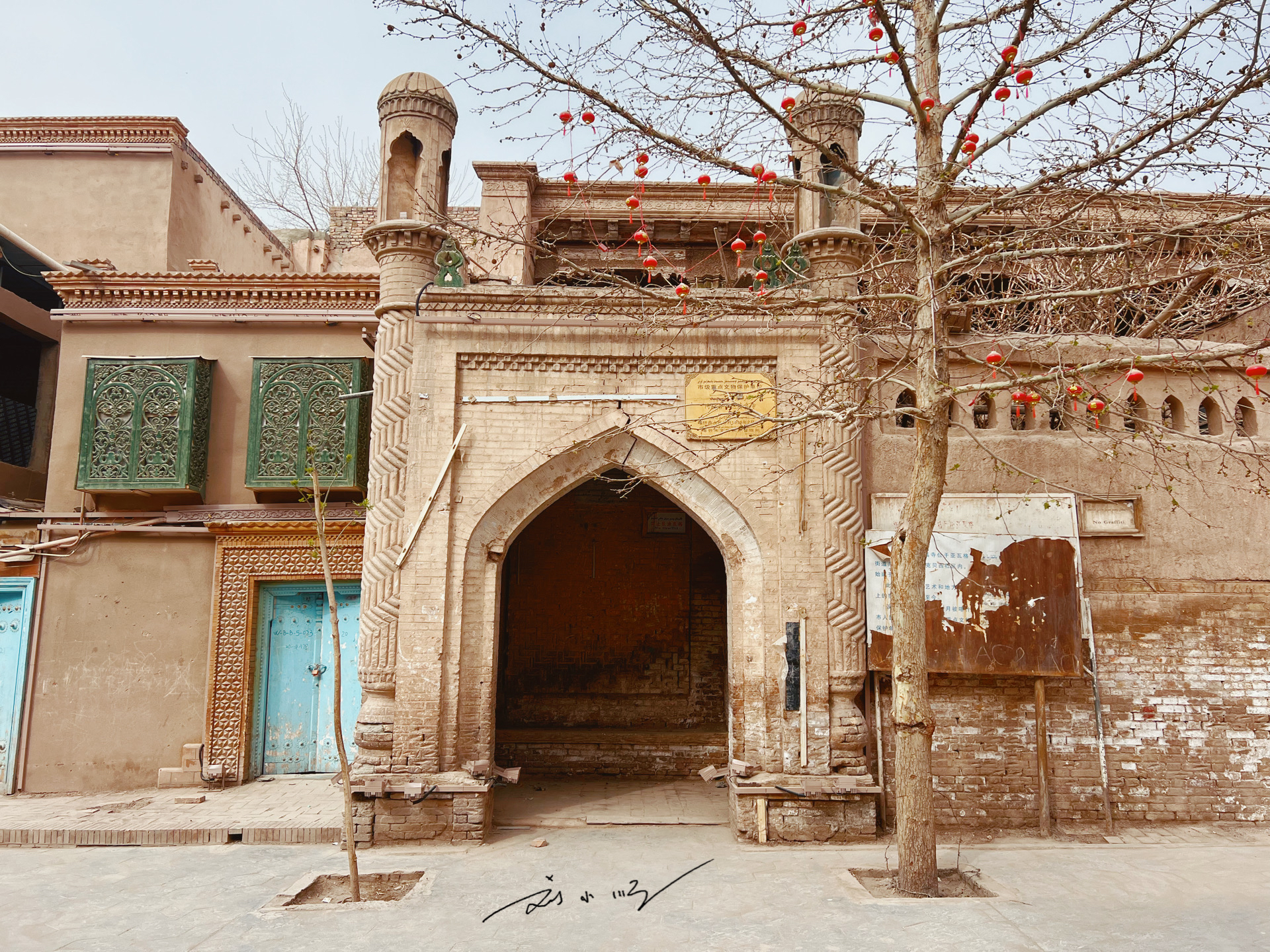 新疆喀什古城内有一座低调的清真寺,还是重点文物,却几乎没游客