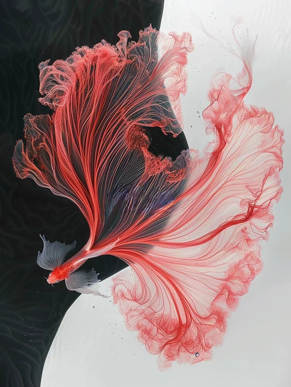 红鱼 象征:年年有余 吉祥 幸运