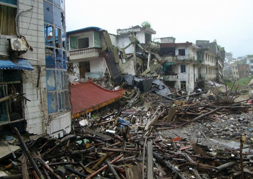 08年汶川地震现场图片图片