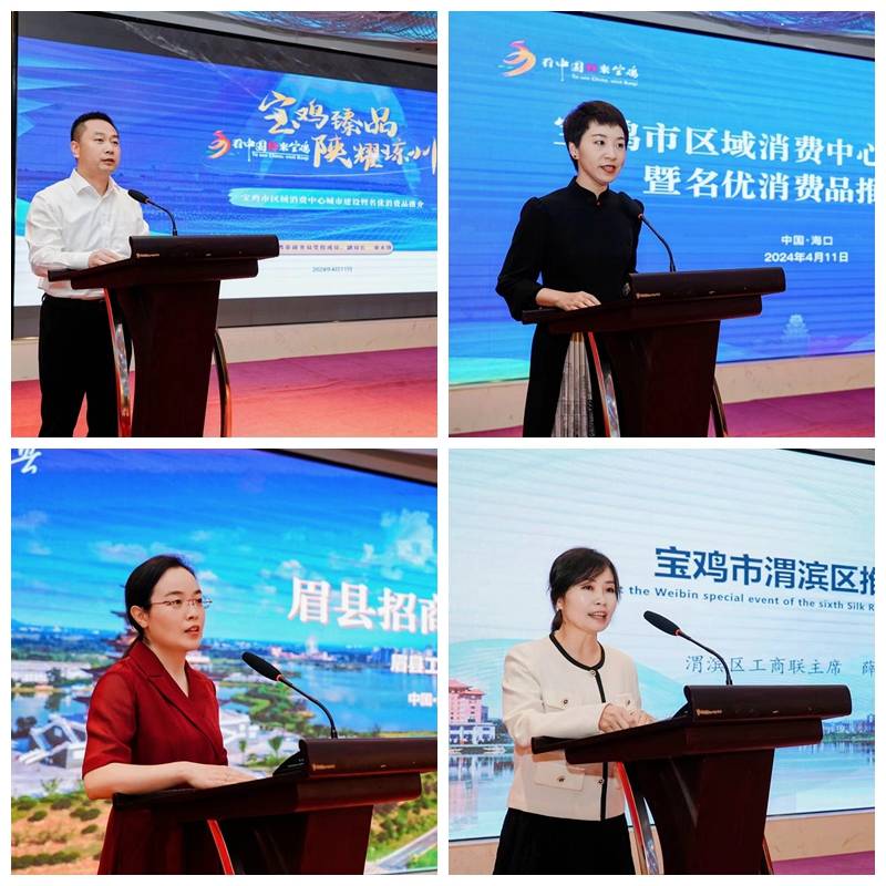宝鸡市区域消费中心城市建设推介宝鸡市委常委,市委秘书长,统战部部长