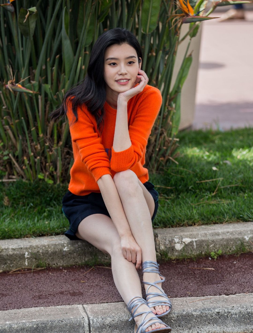 梦幻腿长秀!奚梦瑶身材秘诀大揭秘